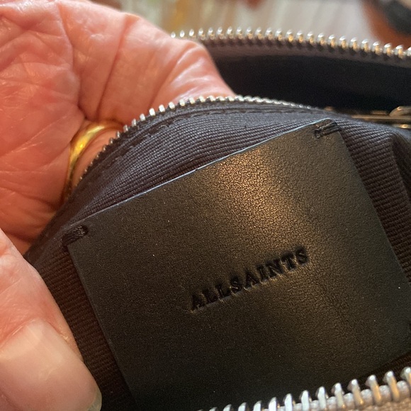 All saints suede, and leather bag - Picture 5 of 9